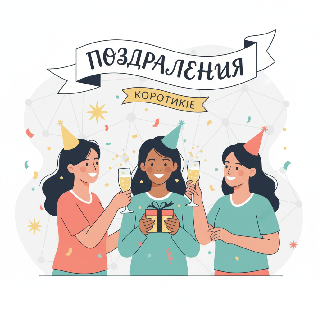Короткие поздравления с днём рождения подруге — иллюстрация к статье «поздравление с днем рождения подруге топ 30 лучших позрдавлений»